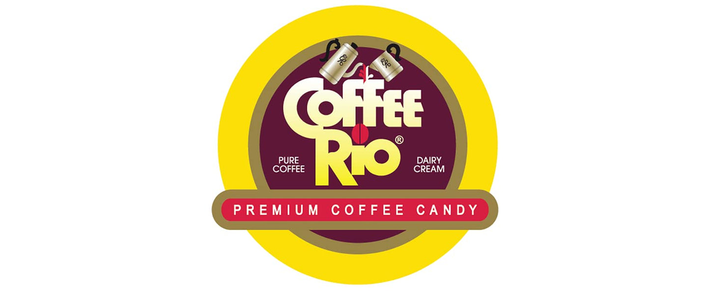 Adams & Brooks Coffee Rio Coffee Candy Pack Of 3 - Coffee Caramels 5.5 Ounces - Made With Real Coffee And Cream, Kosher Candy (I