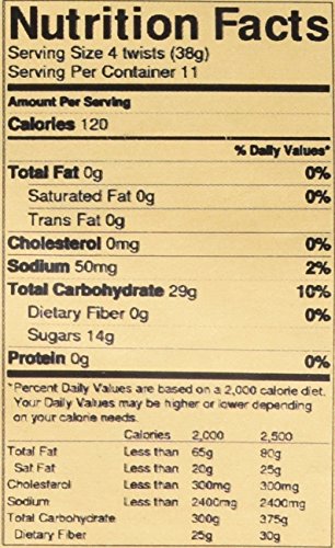 Kennys Licorice Twists, Black, 1 Pound