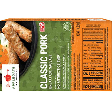 Applegate, Natural Classic Pork Breakfast Sausage, 7 oz (Frozen)