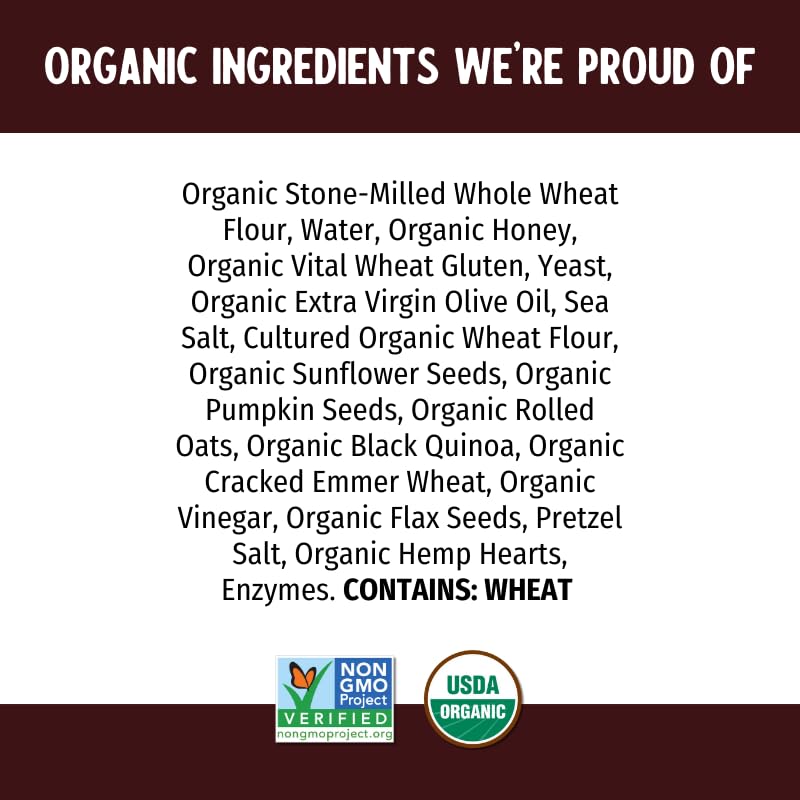 ONE MIGHTY MILL Organic 100% Power Grains Bread, 24.5 OZ