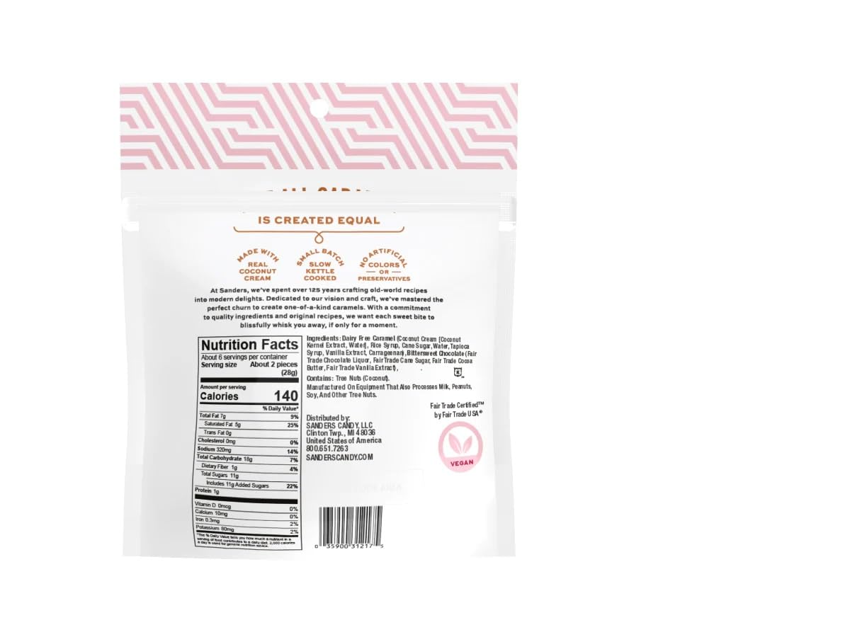 Sanders Caramel Dk Choc Dairy Fr 5.5 Oz