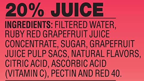 Langers Ruby Red Gfruit Juice Cocktail 15.2 Fl Oz (Pack of 12)