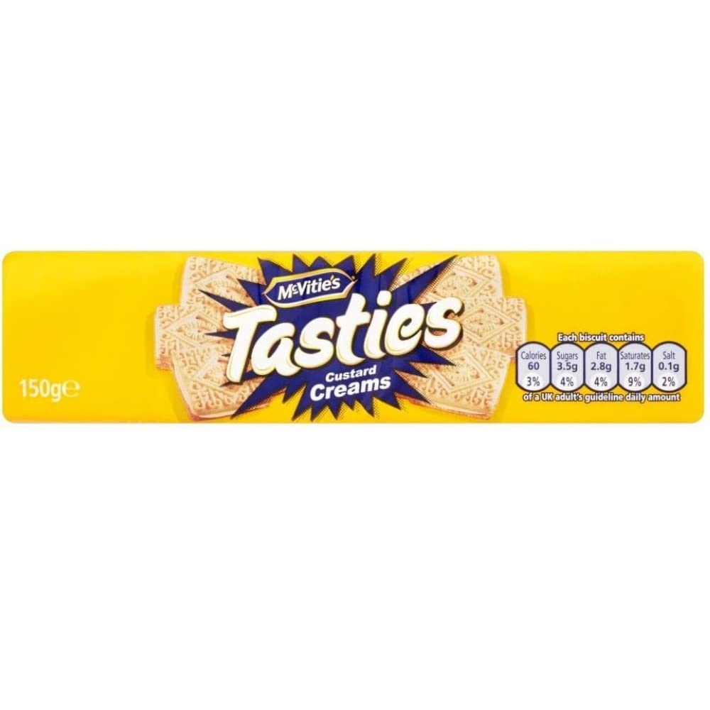 Mcvities Tasties Custard Creams 150G