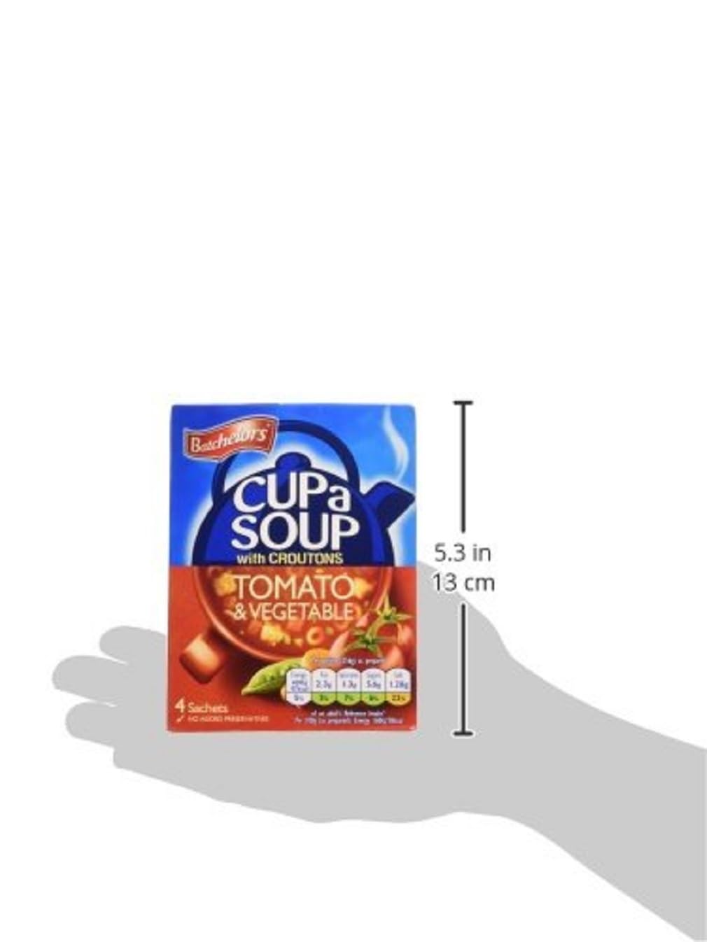 Batchelor'S Tomato & Vegetable Cup A Soup With Croutons 4'S 104G (3 Pack)