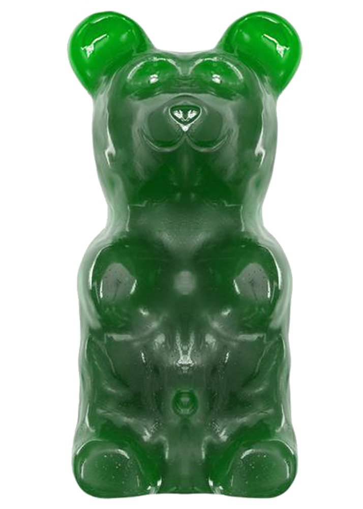 The Gummy Bear Guy | Worlds Largest Gummy Bear (Green Apple)