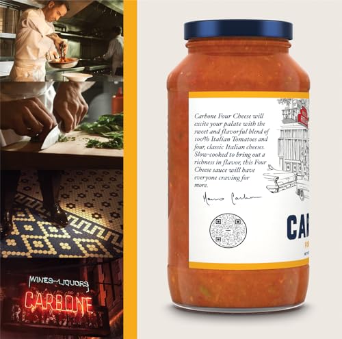 CARBONE Four Cheese Pasta Sauce, 24 OZ