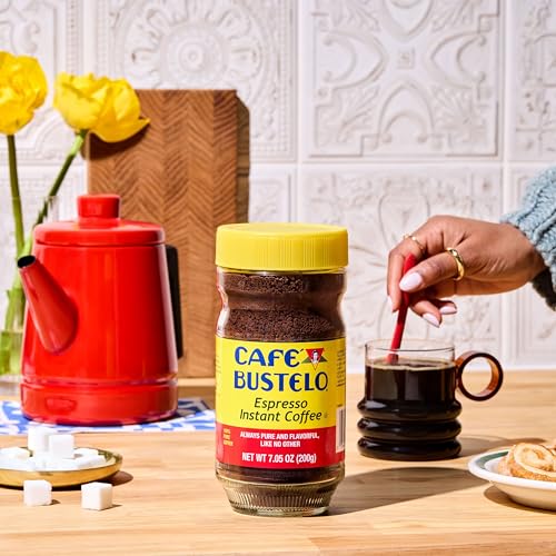 Caf Bustelo Espresso Style Dark Roast Instant Coffee, 7.05 Ounces