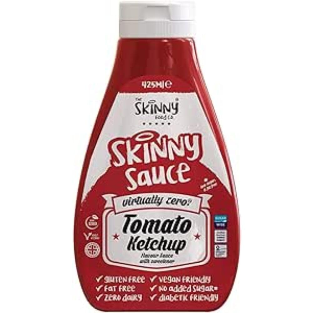 Tomato Ketchup Virtually Zero Calorie Skinny Sauce - 425ml