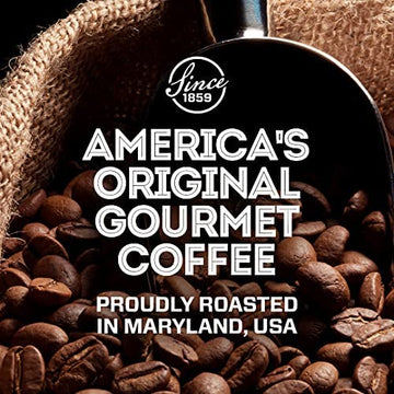 Eight O'Clock Coffee Hazelnut, Medium Roast, Whole Bean Coffee, 20 Ounce 100% Arabica, Kosher Certified