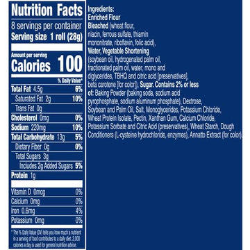 Pillsbury Original Crescent Rolls, Refrigerated Dough, 8 Rolls, 8 oz