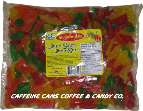 McCormicks Dino Sours Gummy Candy, 300 Count {Imported from Canada}