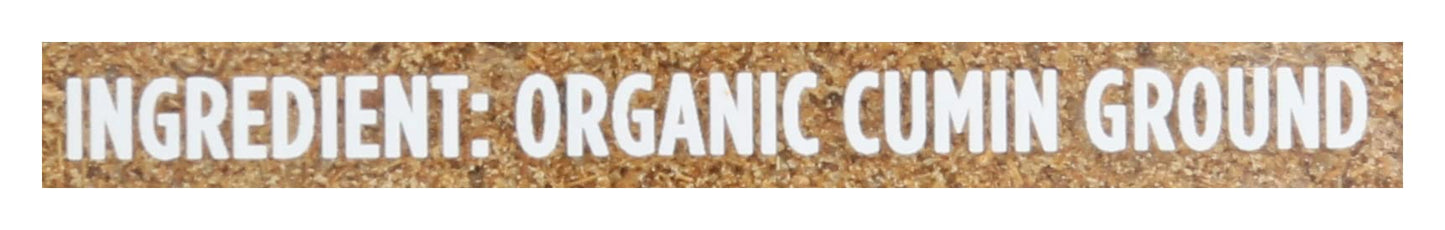 Spicely Organics - Cumin Organic Ground - Case Of 2-17 Ounces