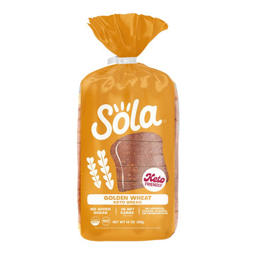 Sola Golden Wheat Bread, Non-GMO, 14 OZ Loaf (2 Pack)
