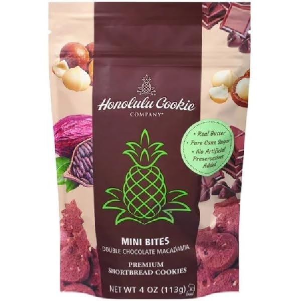 Honolulu Cookie, Chocolate Macadamia Cookies, 4 Ounce