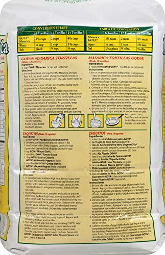 Goya Foods Masarica Instant Corn Masa Flour, 4 lb (64 oz) - Perfect for Tamales and Tortillas