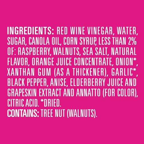 Newman'S Own Raspberry & Walnut Salad Dressing, 16-Oz. (Pack Of 6)