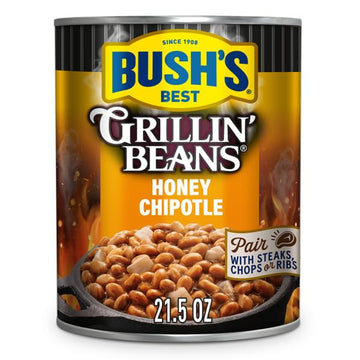 Bush's Best Grillin' Beans Variety Pack, 5 Flavors, 109.5 oz, Smokehouse Tradition, Southern Pit Barbecue, Steakhouse Recipe, Bourbon & Brown Sugar, Honey Chip