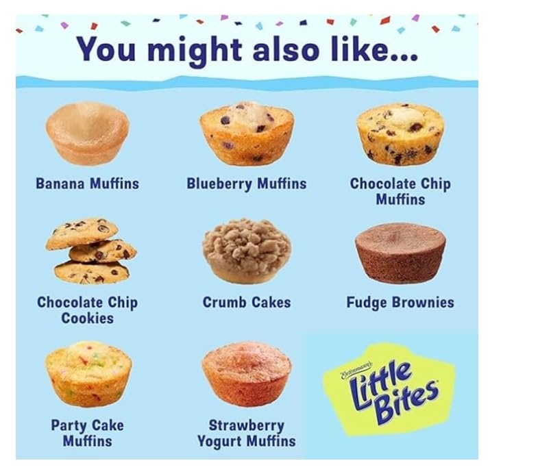 Little Bites Chocolate Chip Mini Muffins, 20 Count, 33 oz Family Pack