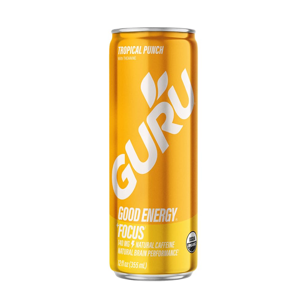 Guru Drink Energy Guayusa Org 12 FO