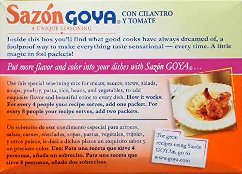 Goya Sazon With Cilantro & Tomato - 1.41 Oz.