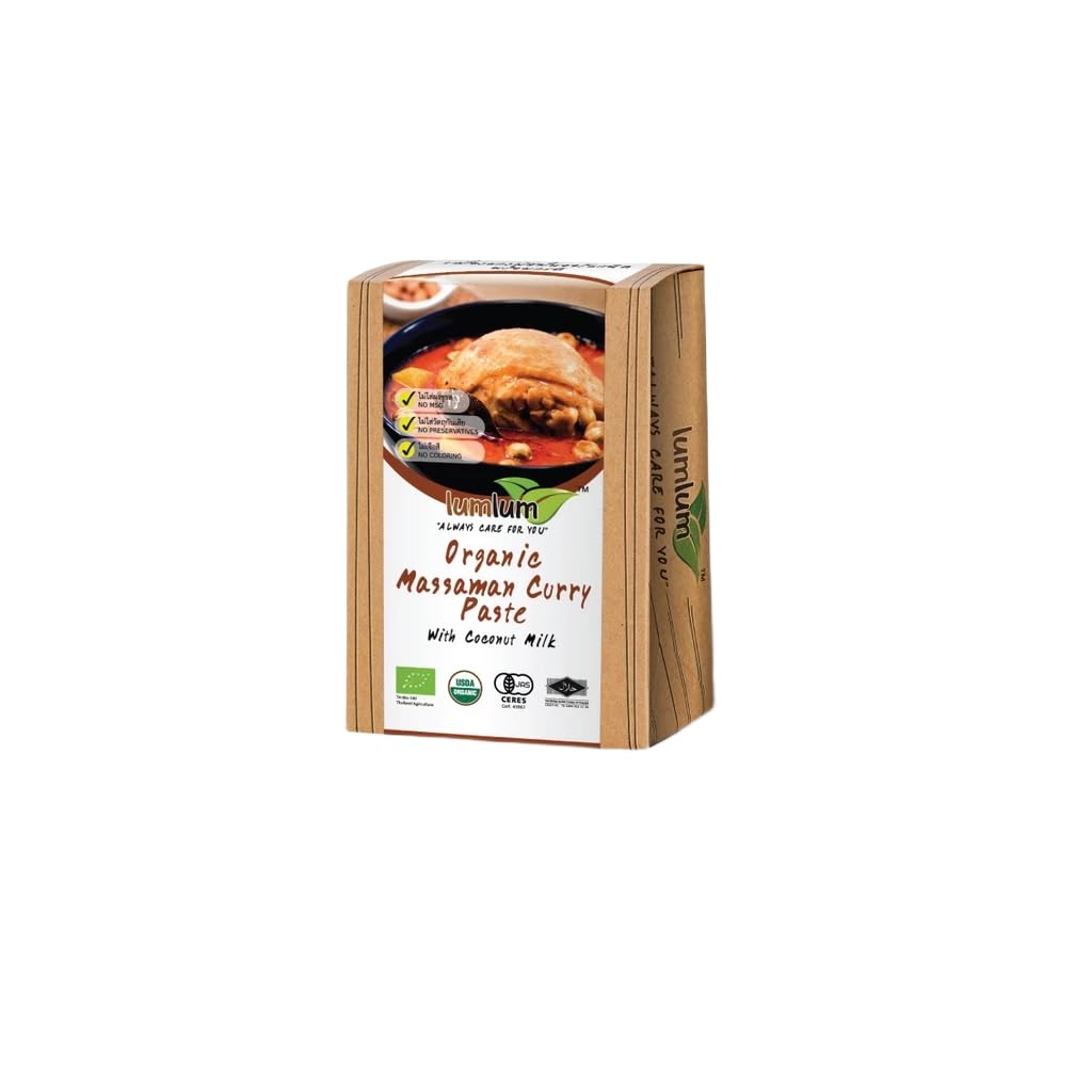 ???? Thai Style Massaman Curry Paste with Coconut Cream - Ready-to-Cook Base for Traditional Mild Curry 100g