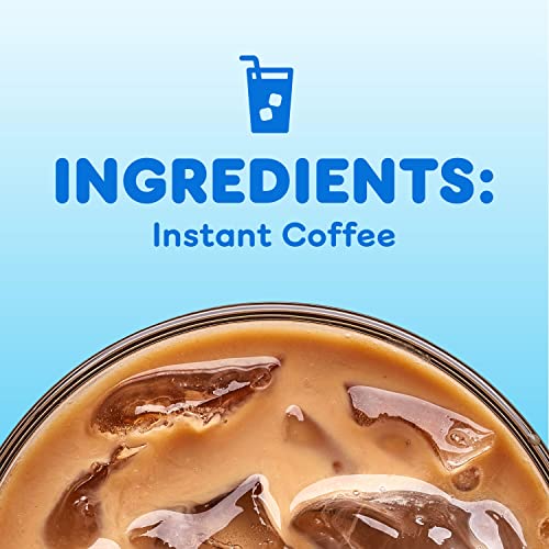 Dunkin Cold Iced Coffee, Powdered Instant Coffee Packs, 6 Count (Pack of 12)
