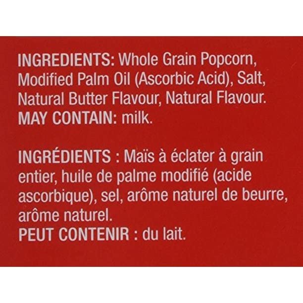 KIRKLAND Microwave Popcorn - 3.3 Ounce Bags, Pack of 8, Perfect Snack for Movie Nights