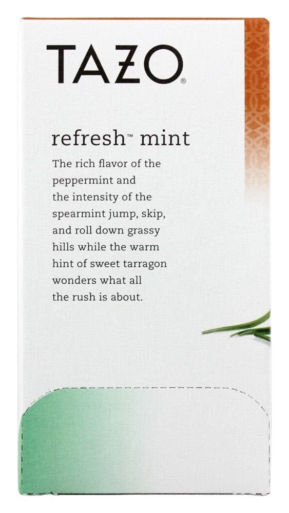 TAZO Herbal Infusion Tea, Refresh Mint, 20 Count (Pack of 2), Model 14077-25800