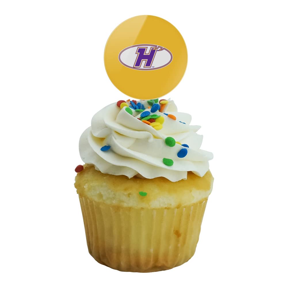 Hunter College Secondary Logo Cupcake Picks Toppers Decoration Set Of 6