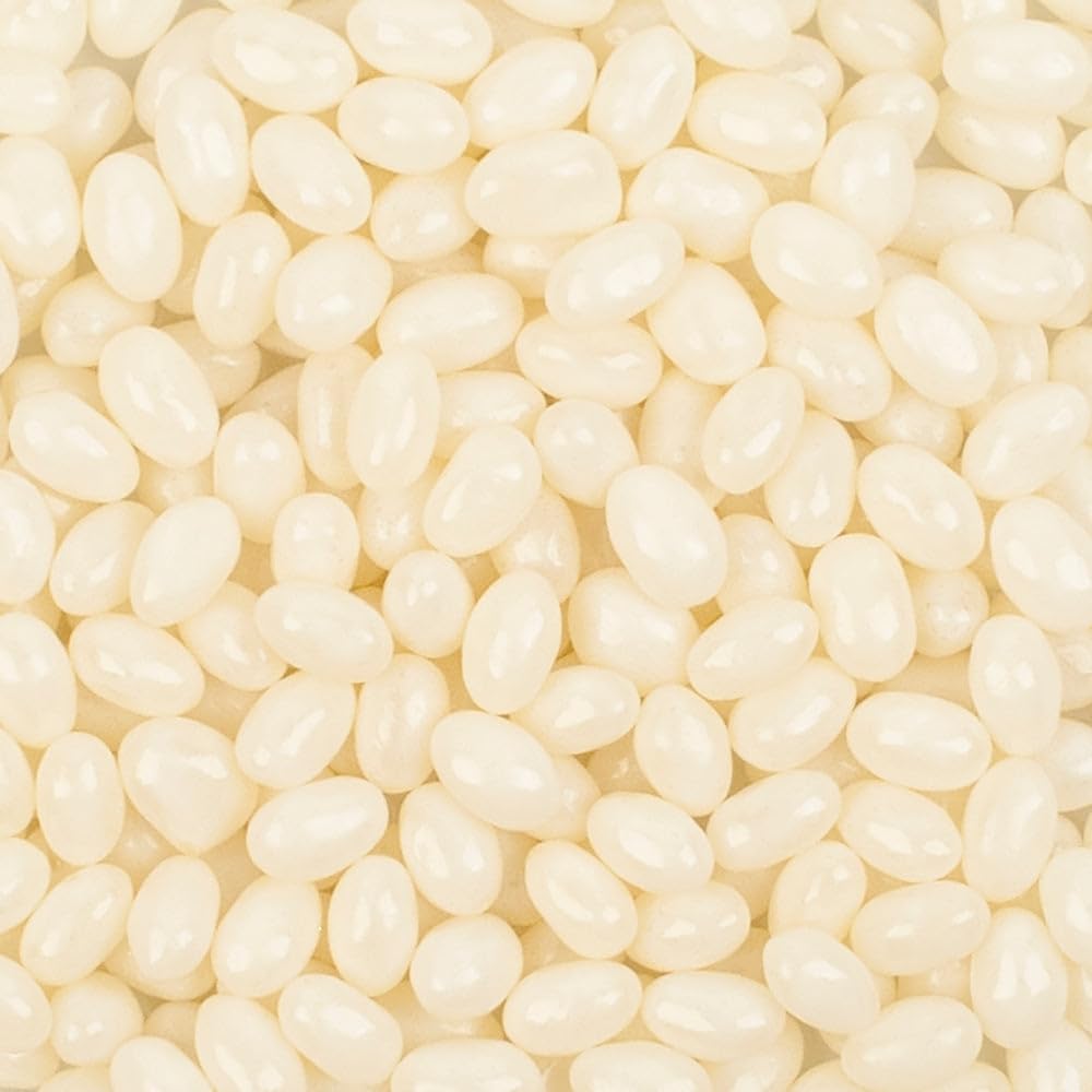 300 Pcs White Candy Jelly Beans - Coconut (12oz, approximately 300 Pcs)