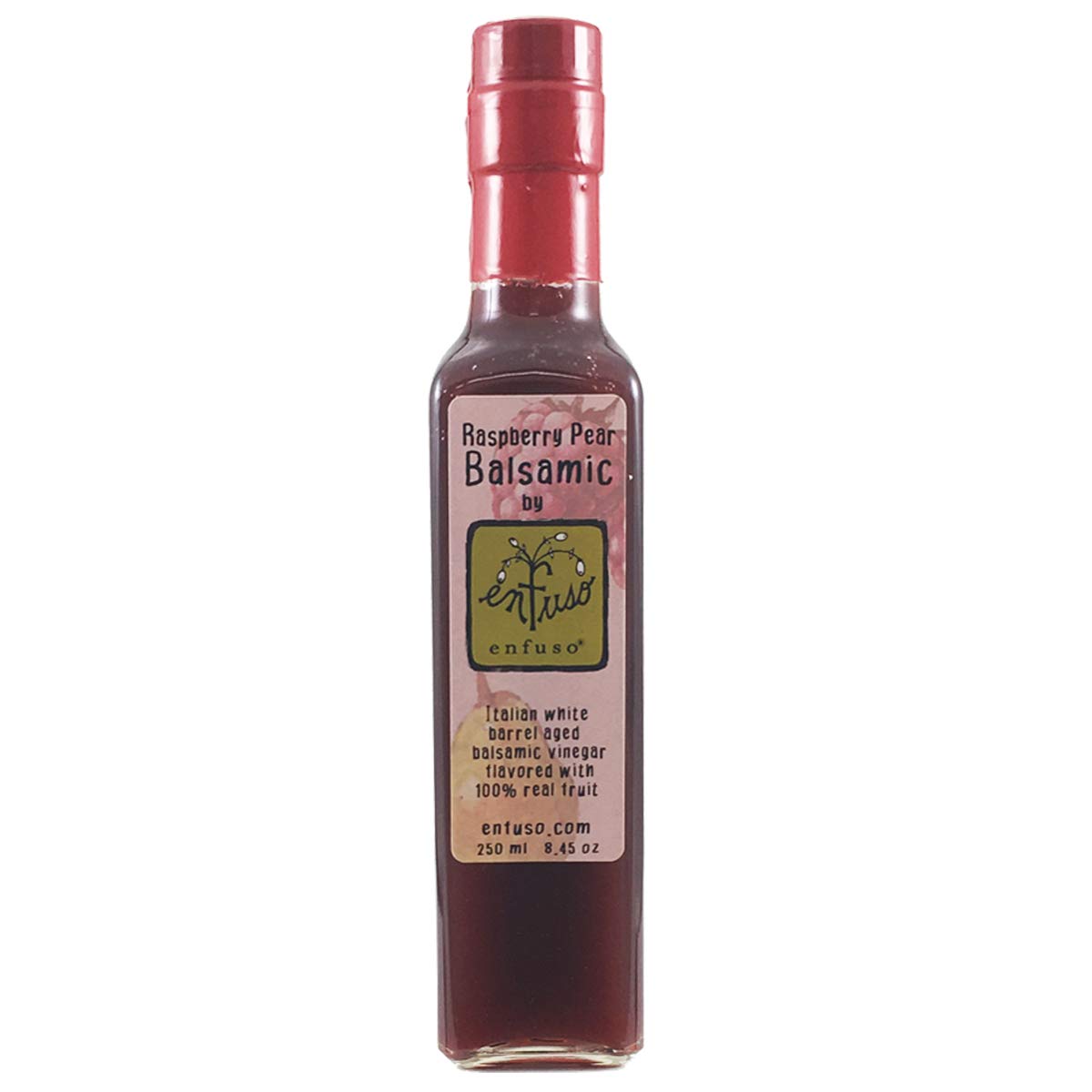 enfuso Barrel Aged White Balsamic Vinegar (Raspberry Pear, 250ml)