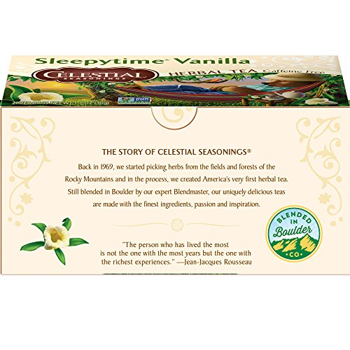 Celestial Seasonings Herbal Tea Sleepytime Vanilla 20 Count Pack