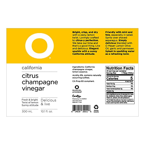 O WINE VNGR CIT CHAMPAGN ( 6 X 10.1 OZ )