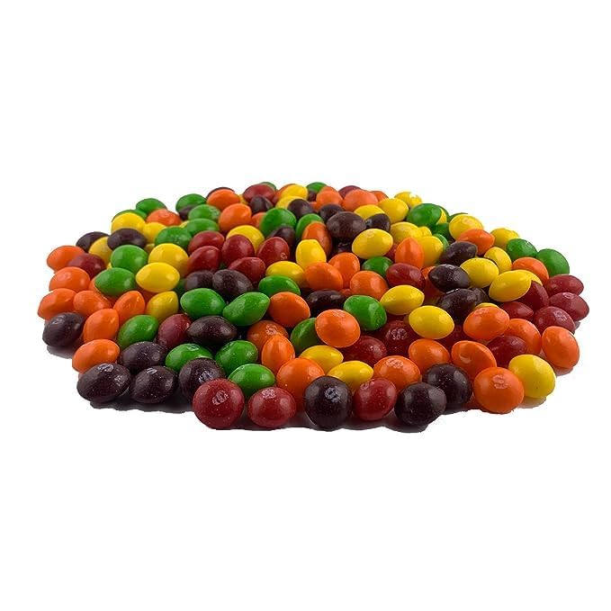 KLUB BULK Skittles Candy Bulk Assortment - Fun Size Coated Fruit Chews - 4 lbs - Orange