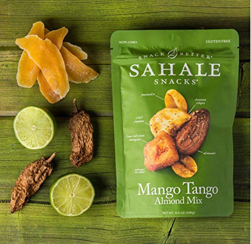 Sahale Snacks Mango Tango Almond Trail Mix, 8 Ounce, Pack of 1