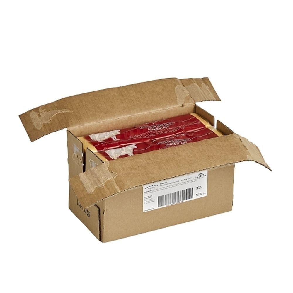 Bongards Yellow Restricted Cold Melt Pasteurized Process American Cheese Slice, 5 Pound, 4 per Case, Real Cheese