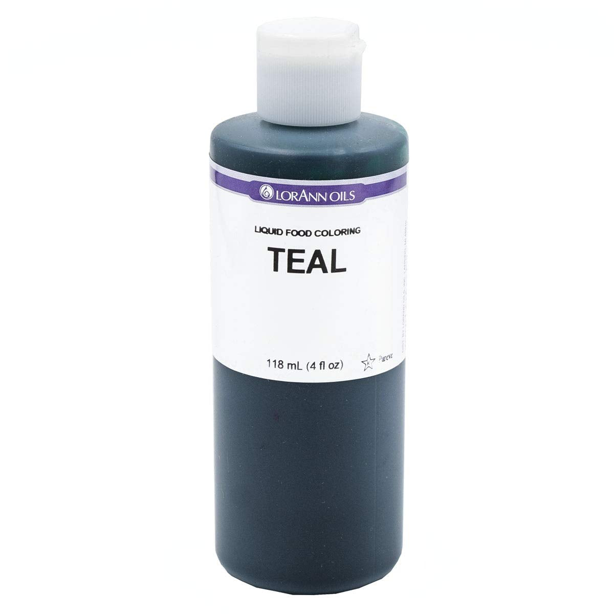 LorAnn Teal Liquid Food Coloring, 4 ounce bottle
