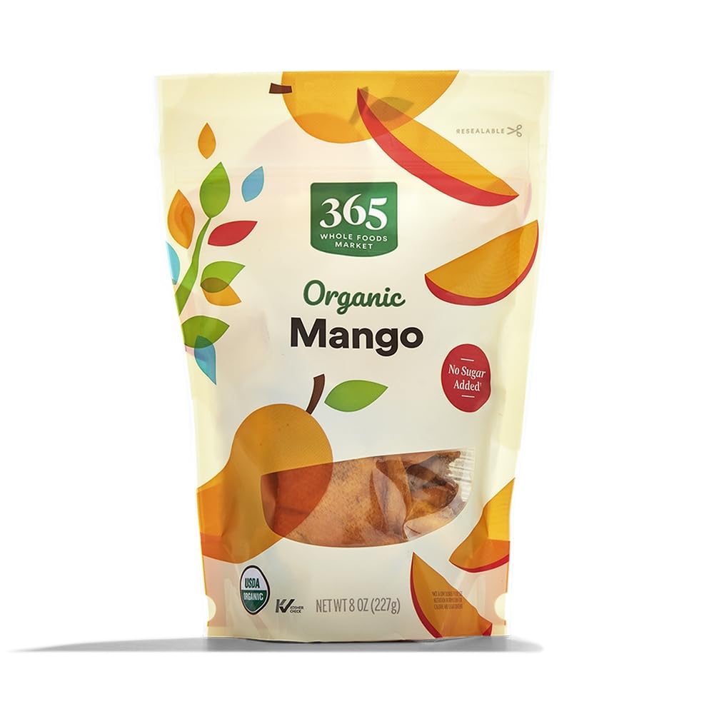 365 By Whole Foods Market Organic Dried Mango 8 Ounce