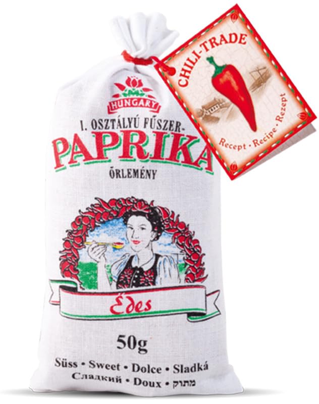 CHILI-TRADE Kft. Hungarian Sweet Paprika in Canvas Bag - 50g/1.76oz
