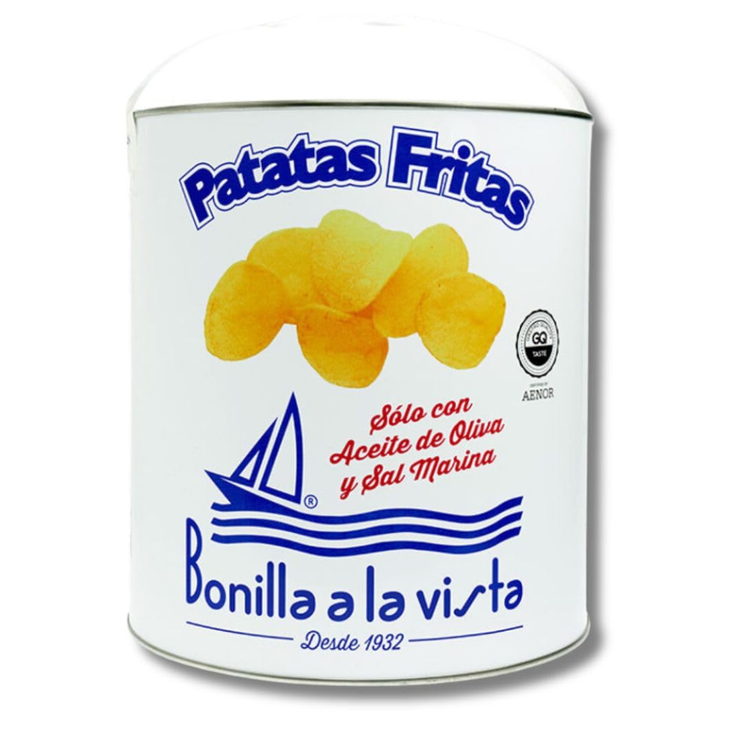 Bonilla A La Vista Potato Chips - 500G Tin
