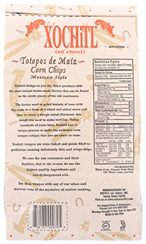 Xochitl Corn Chips, Totpos de Ma z, 12 Oz