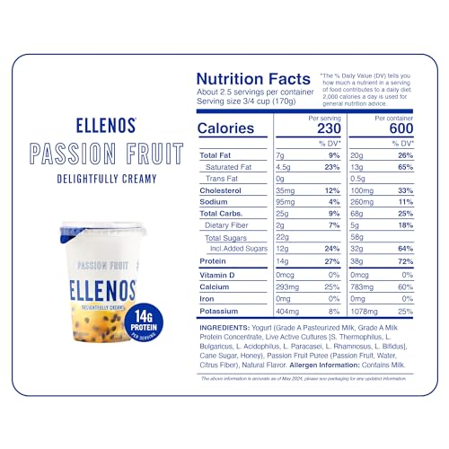 Ellenos Passionfrt Yog (12X16.00)