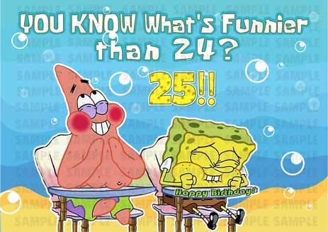 Cakecery WhatS Funnier Than 24 Rc Edible Cake Image Topper Personalized Birthday Cake Banner 1/4 Sheet