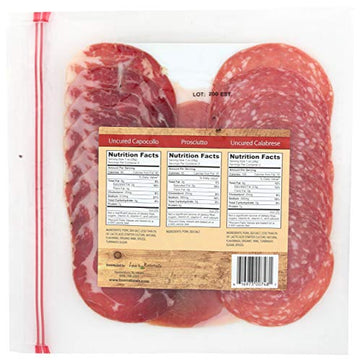Colamecos, Italian Brand Deli Meats - Uncured Calabrese, Prosciutto, & Uncured Capocollo, 6 oz