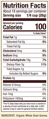Bobs Red Mill Organic Quinoa Flour 18 Ounce