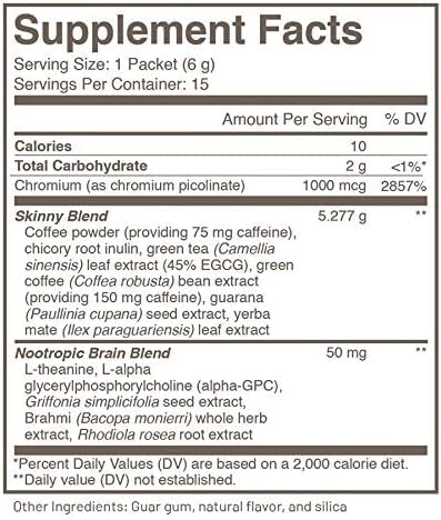 It Works Skinny Brew- 15 servings per bag