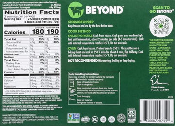 Beyond Meat Beyond Breakfast Sausage Plant-Based Breakfast Patties, Spicy 7.4 oz