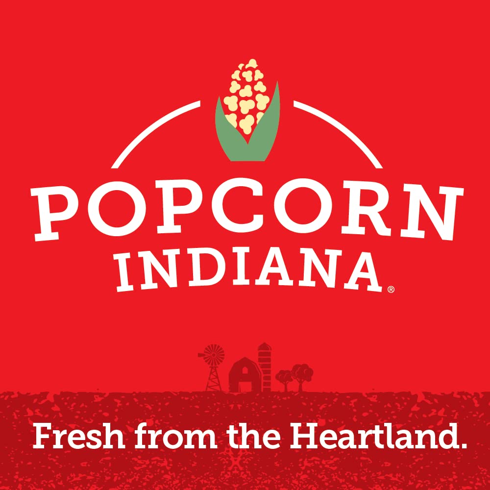 Popcorn Indiana Fudge Drizzled Black & White Popcorn, 6 Oz