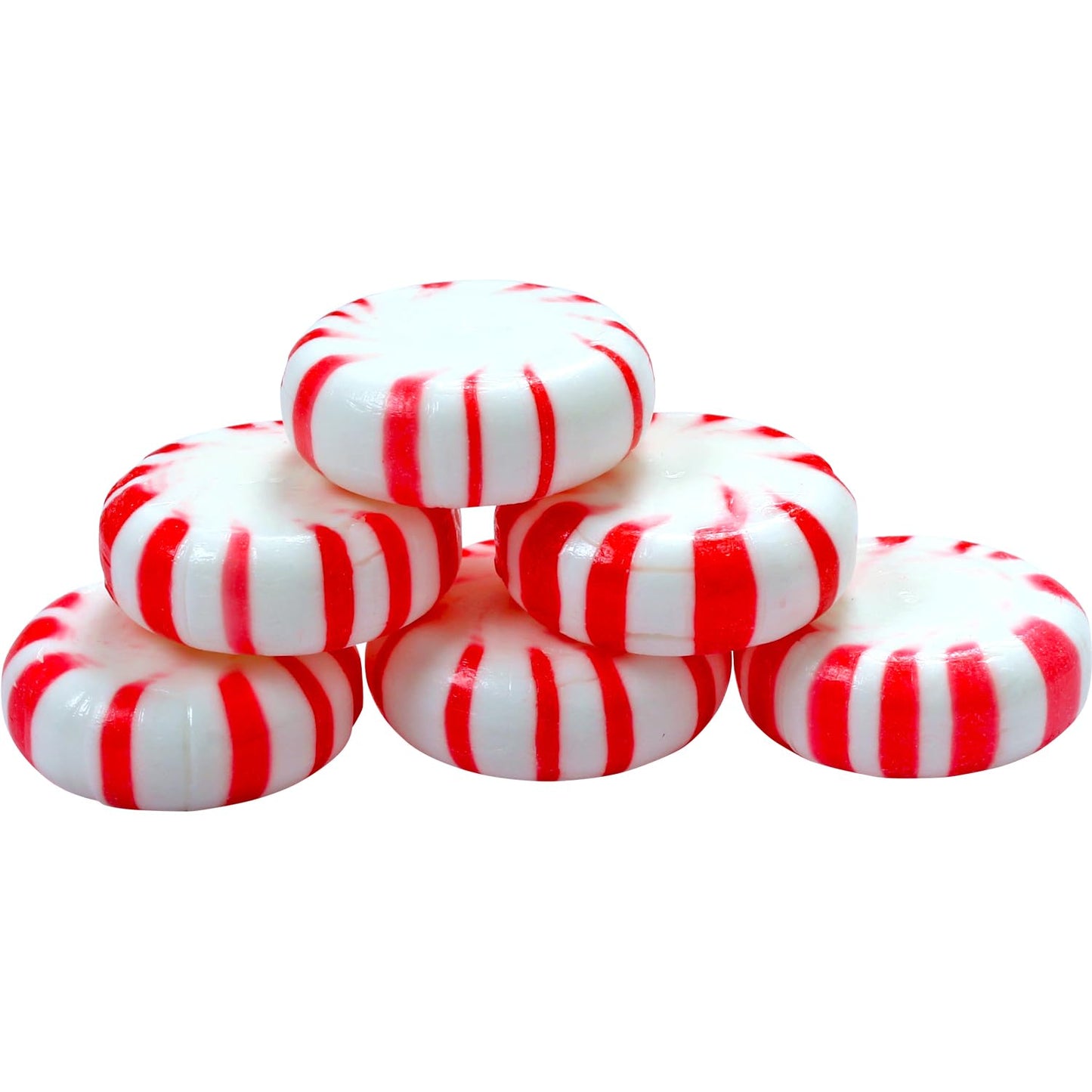 Starlight Peppermint Candy - 5 Lb Bulk Bag - Red & White Peppermint Hard Candy - Individually Wrapped Mints For Office Candy Bow