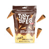 Tiny Bites Crispy Mini Waffle Cones - Top-Grade Belgian Chocolate Treats 4.24 Oz Bag (Pack Of 2) - Dark Chocolate